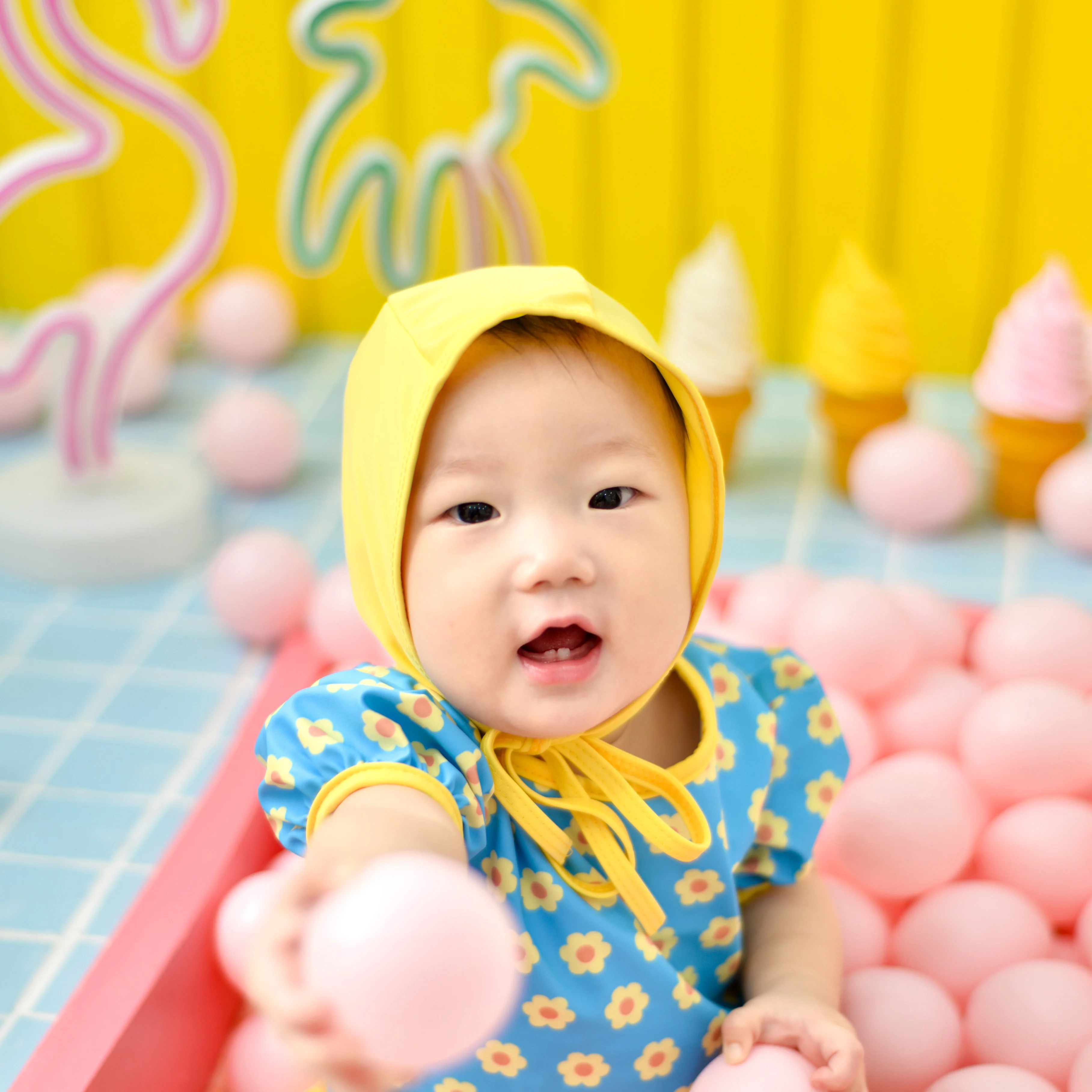 핑크샤워 컨셉 사진 1