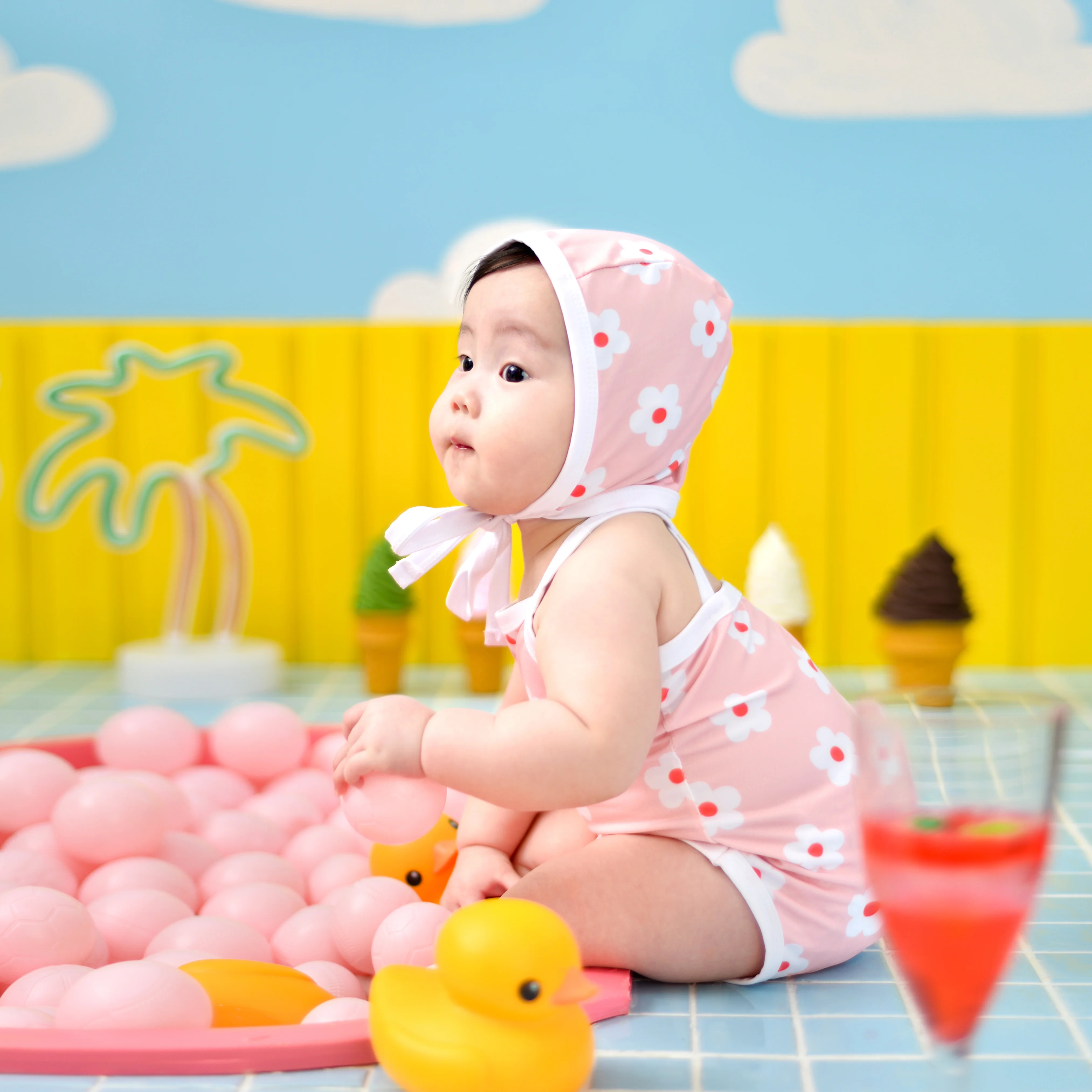 핑크샤워 컨셉 사진 7